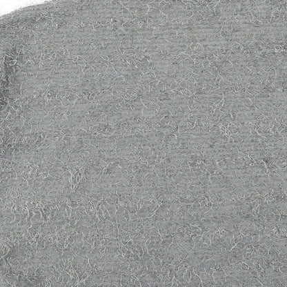 Womens UK Size XS Fluid Grey Pullover Jumper