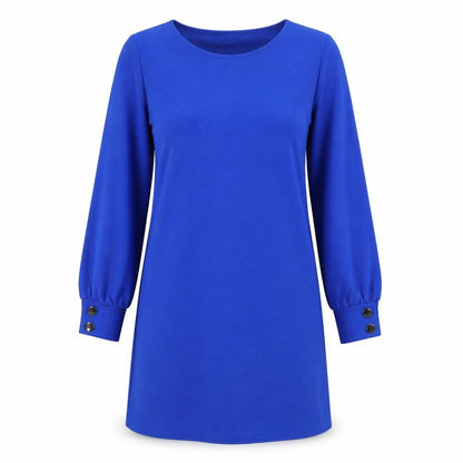 Wallis Womens Blue Polyester A-Line Size 12 Round Neck Pullover
