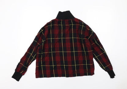 Womens UK Size S Zara Black Basic Blouse