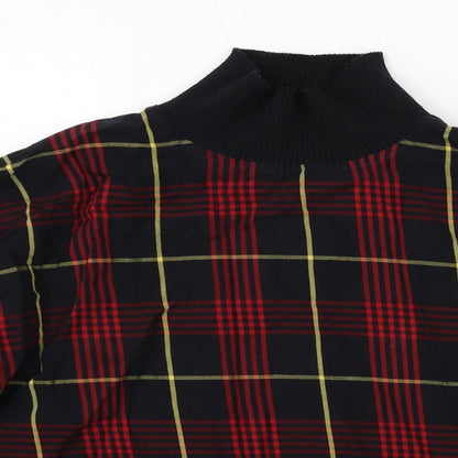 Womens UK Size S Zara Black Basic Blouse