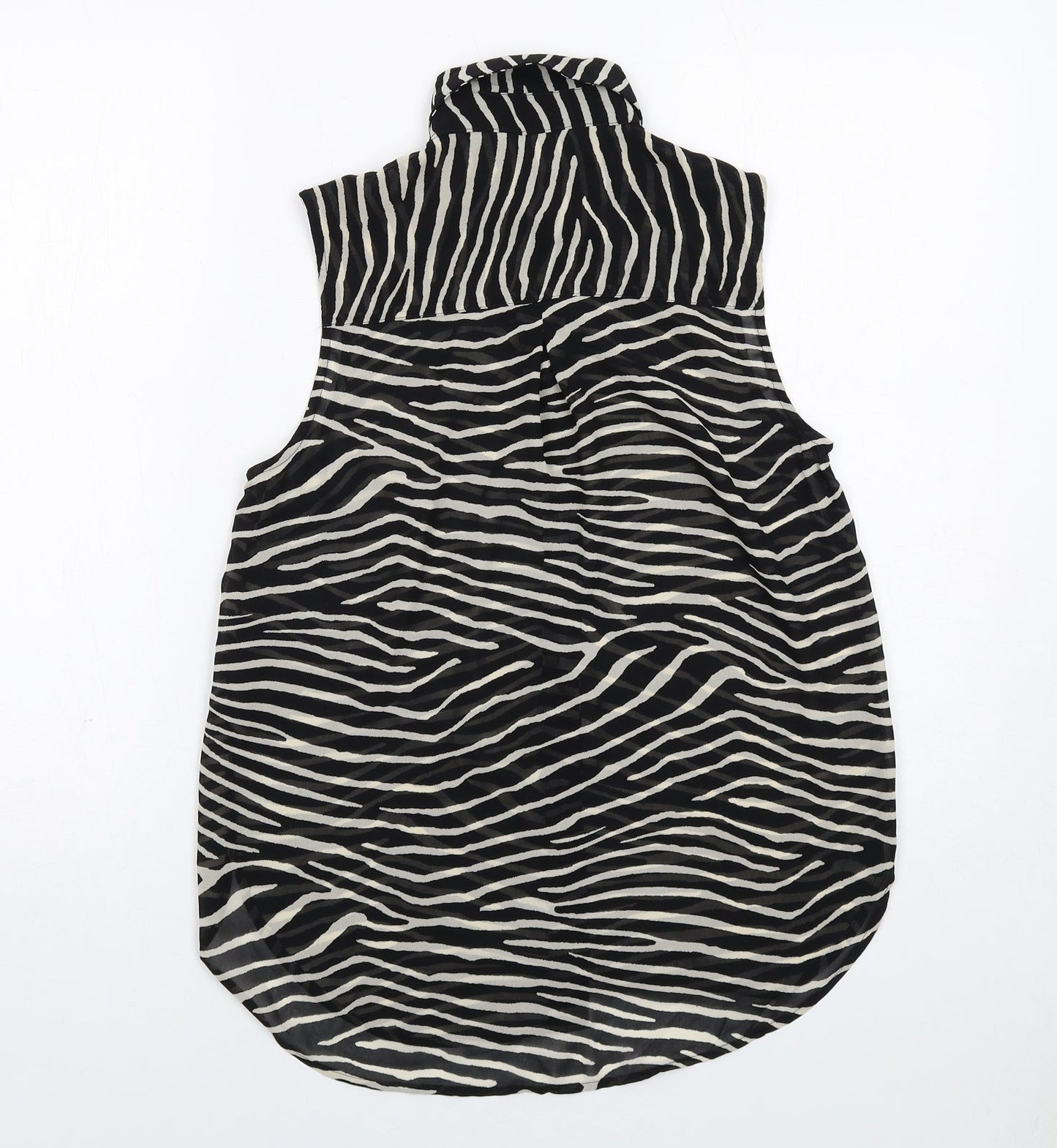 Womens UK Size 6 H&M Black Basic Tank