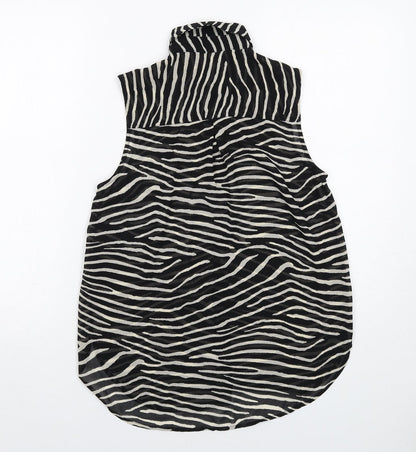 Womens UK Size 6 H&M Black Basic Tank
