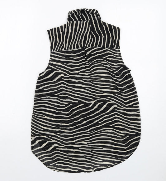 Womens UK Size 6 H&M Black Basic Tank