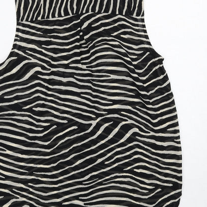 Womens UK Size 6 H&M Black Basic Tank