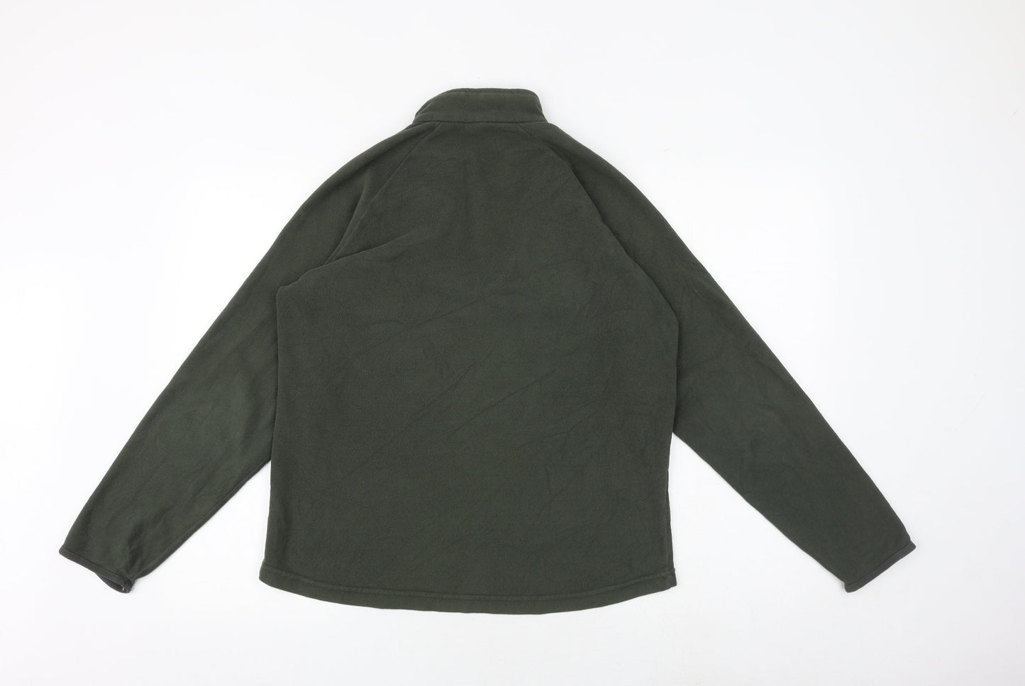 Quechua Womens Green Polyester Pullover Sweatshirt Size M Zip