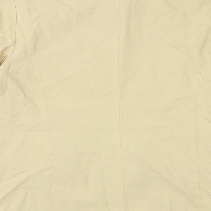 Faconnable Womens Beige Jacket Size S Zip