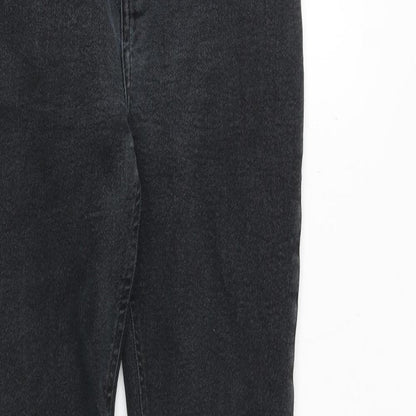 New Look Womens Grey Cotton Skinny Jeans Size 10 Slim Zip