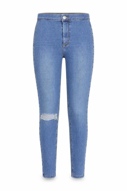 Womens UK Size 26 in Topshop Regular Fit Skinny Blue Jeans