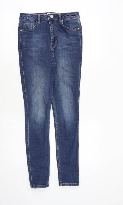 Light before dark Womens Blue Cotton Skinny Jeans Size 27 in Slim Zip