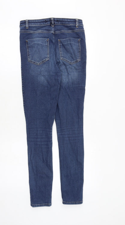 Light before dark Womens Blue Cotton Skinny Jeans Size 27 in Slim Zip