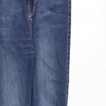 Light before dark Womens Blue Cotton Skinny Jeans Size 27 in Slim Zip