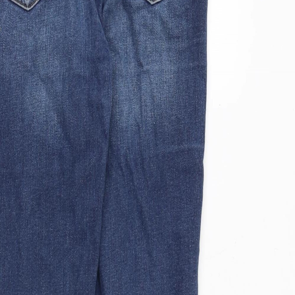 Light before dark Womens Blue Cotton Skinny Jeans Size 27 in Slim Zip