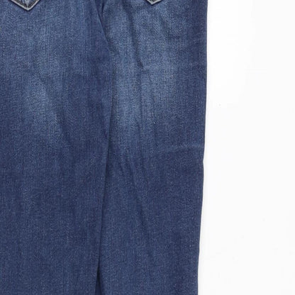 Light before dark Womens Blue Cotton Skinny Jeans Size 27 in Slim Zip