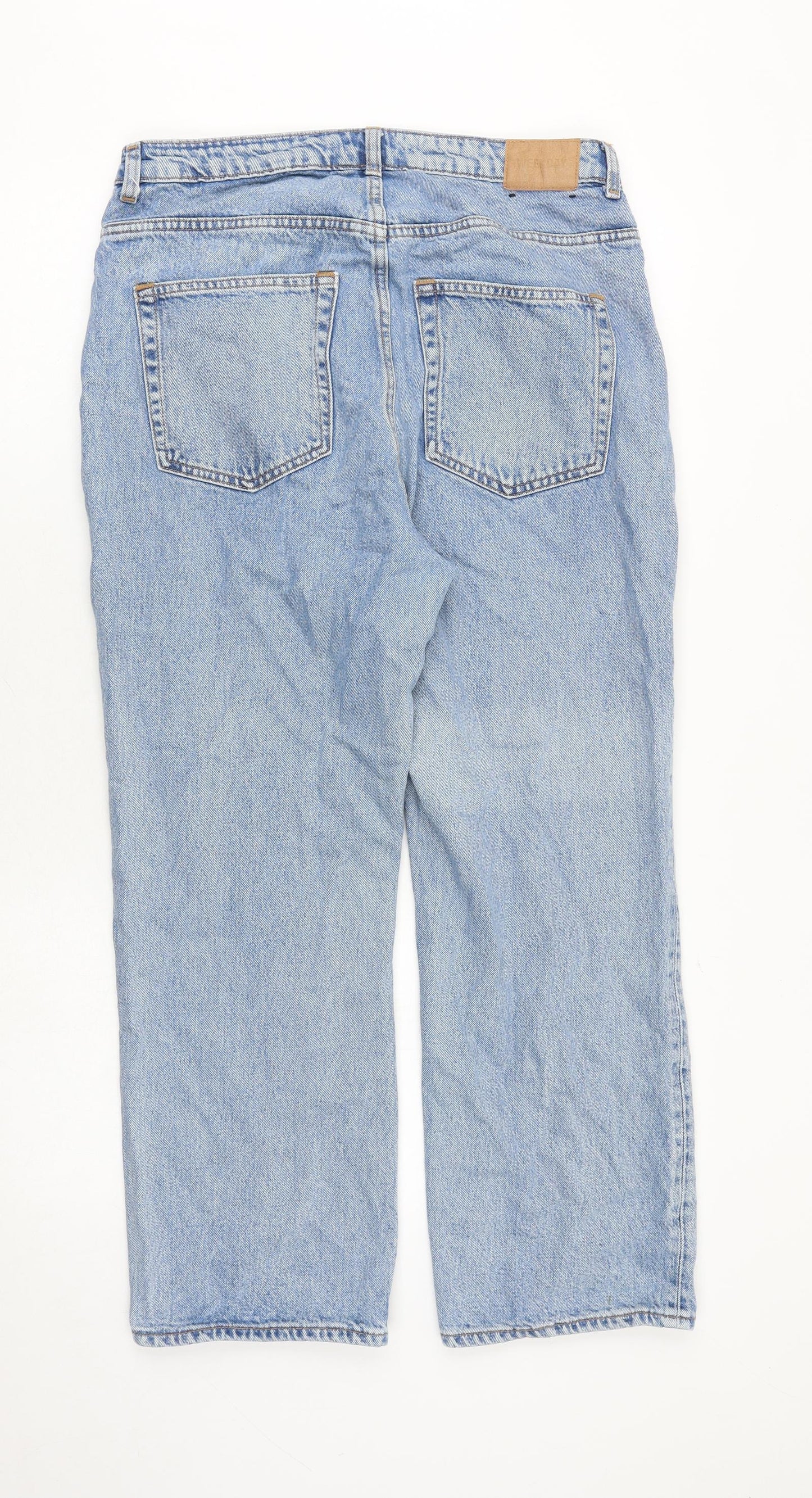 Womens UK Size 32 in Weekday Regular Fit Mom Blue Jeans
