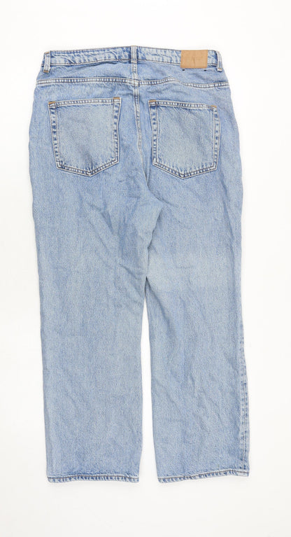 Womens UK Size 32 in Weekday Regular Fit Mom Blue Jeans