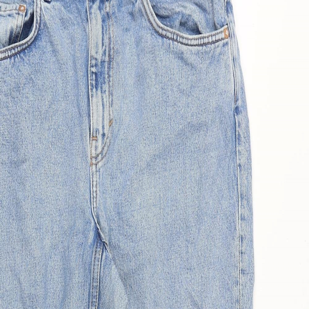 Womens UK Size 32 in Weekday Regular Fit Mom Blue Jeans