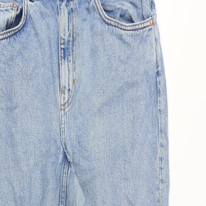 Womens UK Size 32 in Weekday Regular Fit Mom Blue Jeans