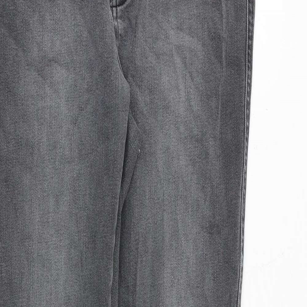 Womens UK Size 14 Waredenim Regular Fit Skinny Grey Jeans