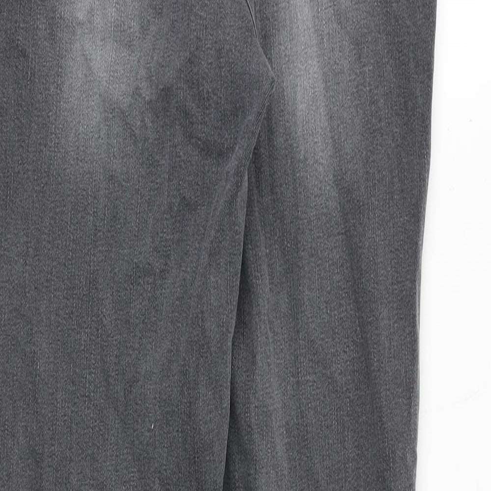 Womens UK Size 14 Waredenim Regular Fit Skinny Grey Jeans