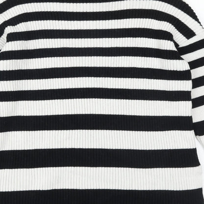 Womens UK Size M Marks and Spencer Black Pullover Jumper