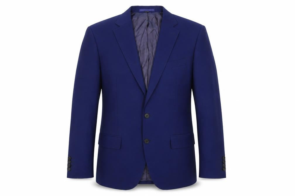 Marks and Spencer Mens Blue Wool Jacket Suit Jacket Size 40 Regular