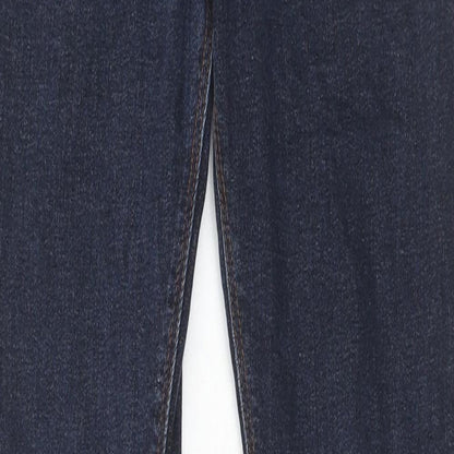 NEXT Boys Blue Cotton Skinny Jeans Size 11 Years Regular Zip