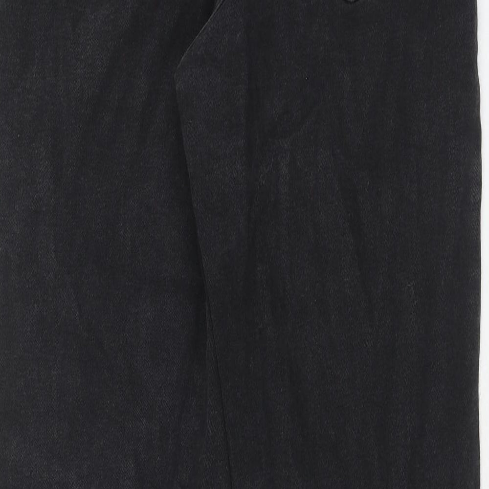 NA-KD Womens Black Polyester Skinny Jeans Size 8 Regular Zip