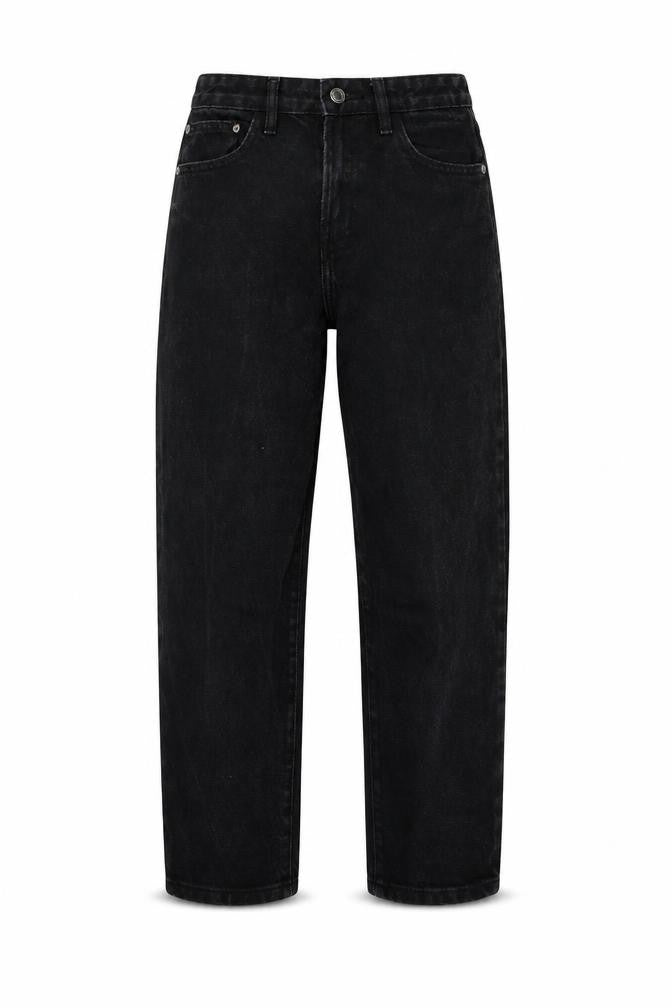 Womens UK Size 8 Dont think twice Regular Fit Straight Black Jeans