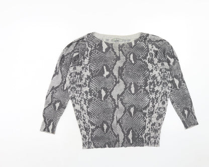 Womens UK Size 10 Marks and Spencer Grey Pullover Jumper