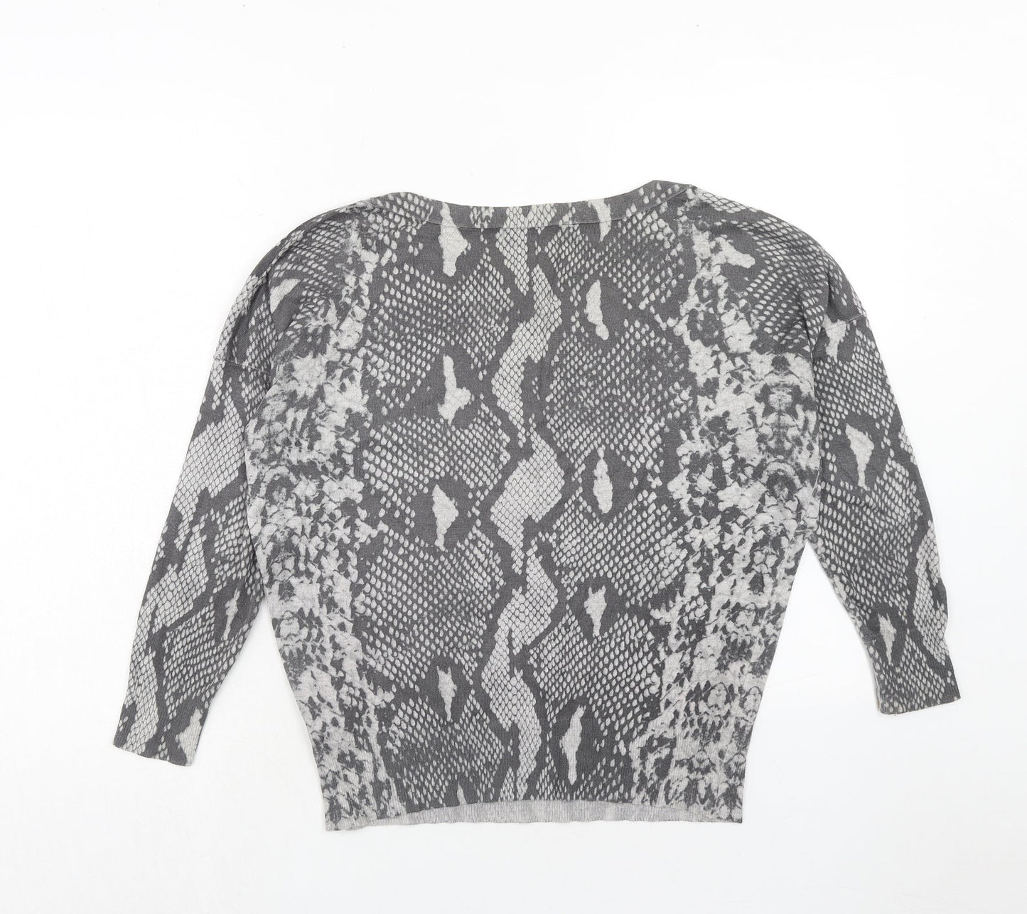 Womens UK Size 10 Marks and Spencer Grey Pullover Jumper