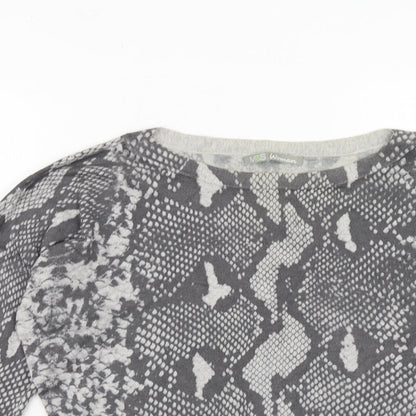 Womens UK Size 10 Marks and Spencer Grey Pullover Jumper