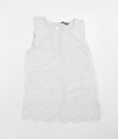 Womens UK Size 8 Principles White Basic Tank