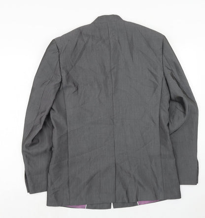 Mens UK Size 40 Marc Darcy Regular Grey Suit Jacket