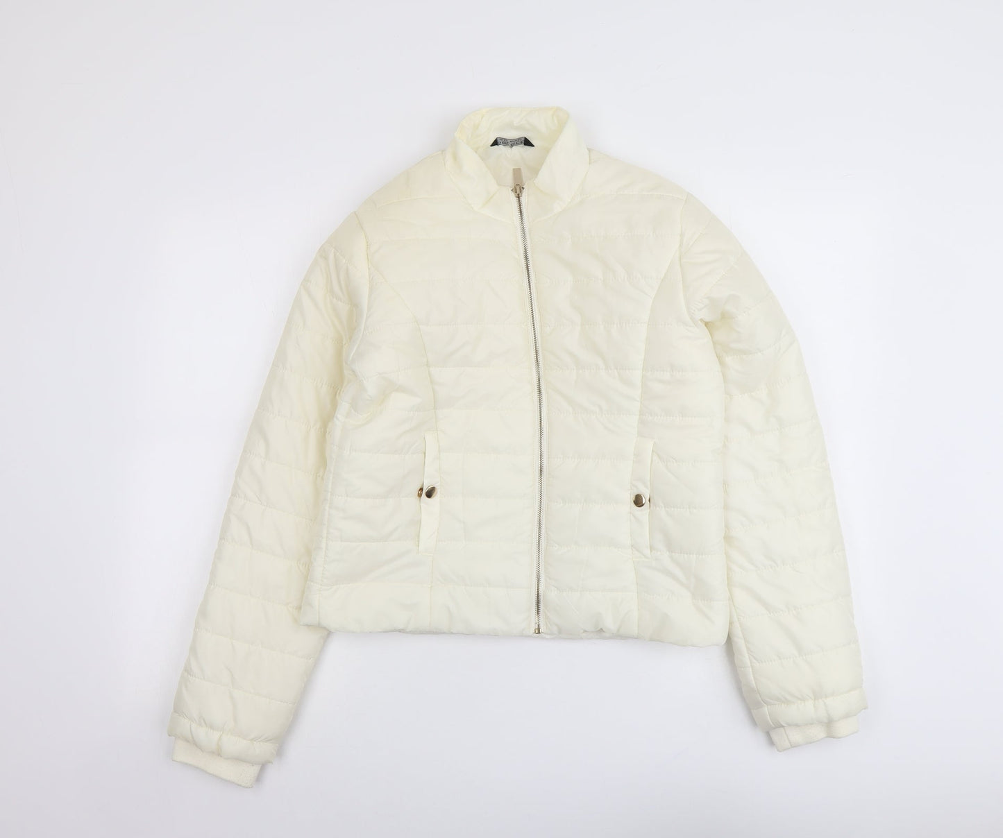 Womens UK Size 12 Select Ivory Puffer Jacket