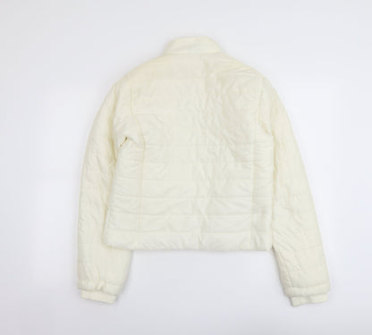 Womens UK Size 12 Select Ivory Puffer Jacket