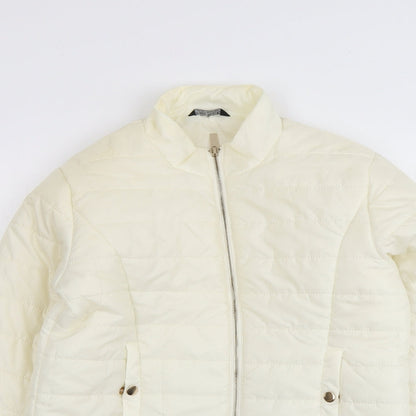 Womens UK Size 12 Select Ivory Puffer Jacket
