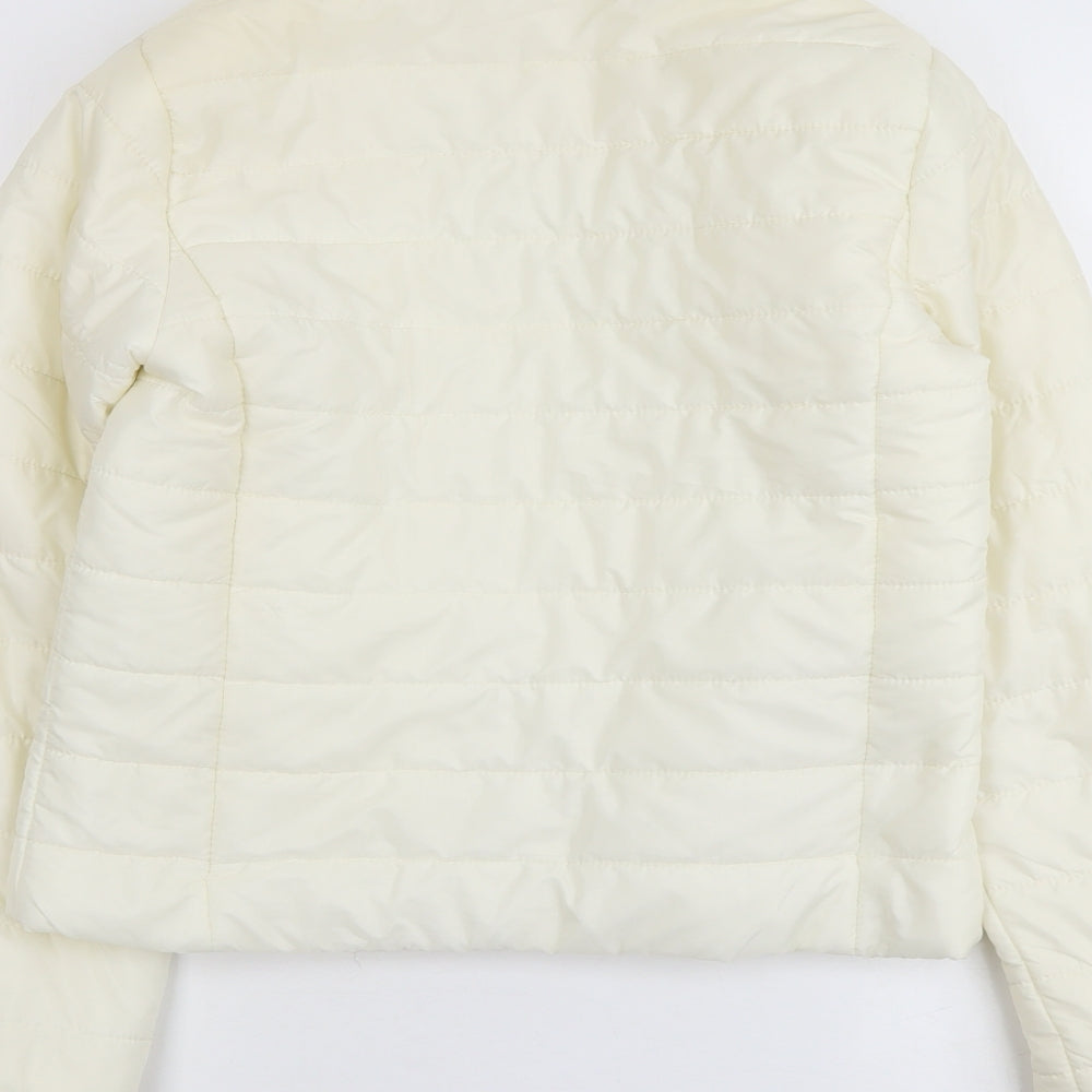 Womens UK Size 12 Select Ivory Puffer Jacket