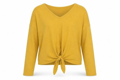 Womens UK Size M H&M Yellow Pullover Jumper