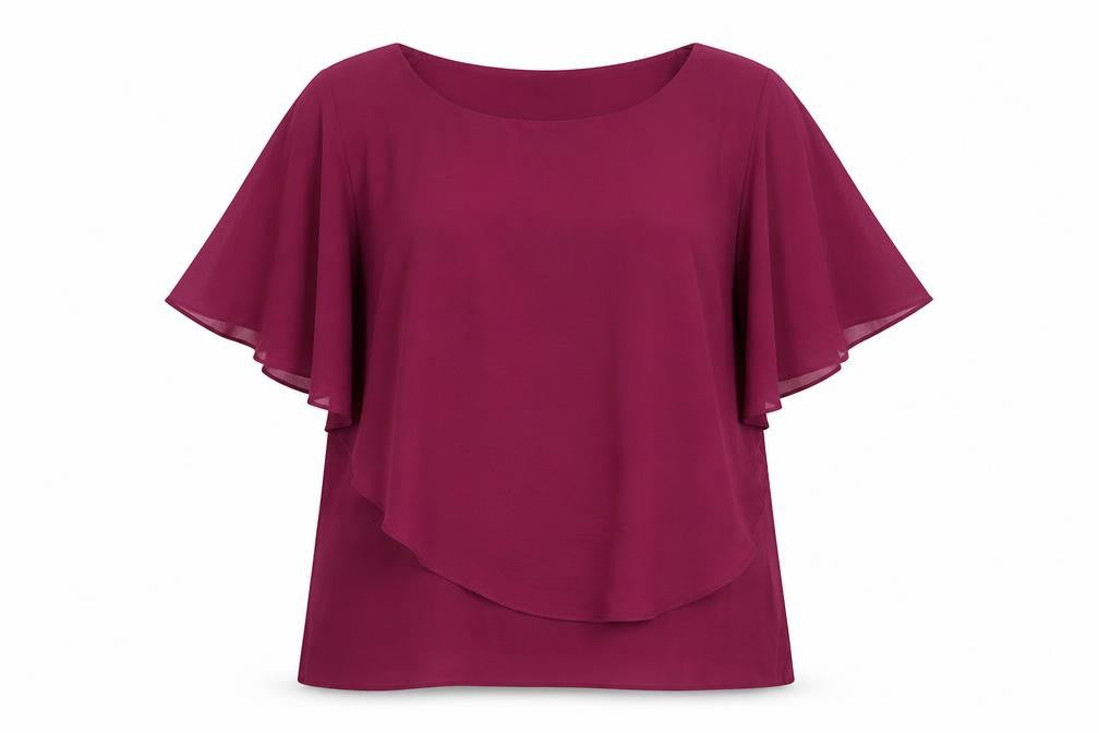 Womens UK Size 14 M&Co Purple Basic Blouse
