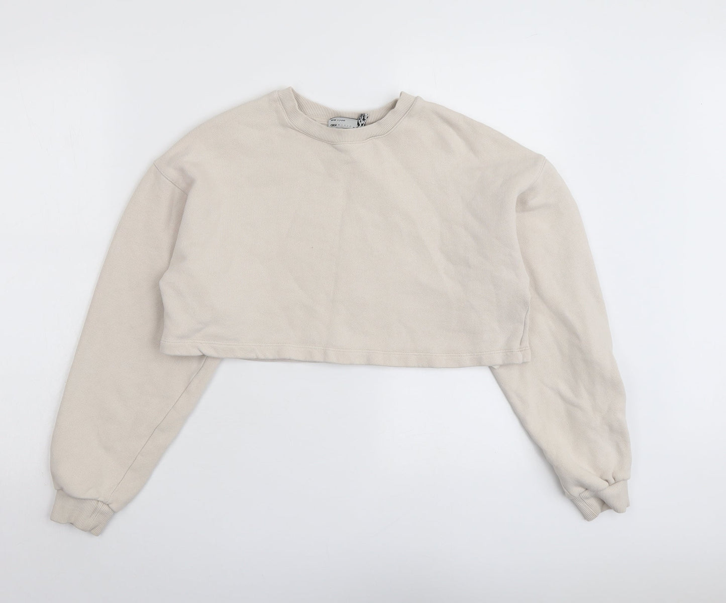Womens UK Size 8 ASOS Beige Pullover Sweatshirt
