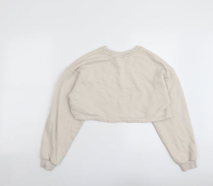 Womens UK Size 8 ASOS Beige Pullover Sweatshirt