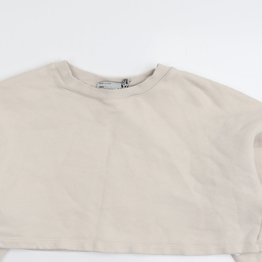 Womens UK Size 8 ASOS Beige Pullover Sweatshirt