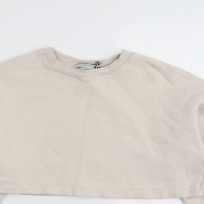 Womens UK Size 8 ASOS Beige Pullover Sweatshirt