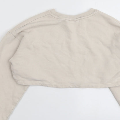 Womens UK Size 8 ASOS Beige Pullover Sweatshirt