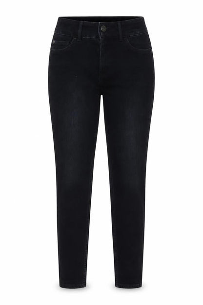 Marks and Spencer Womens Blue Cotton Skinny Jeans Size 12 L27 in Regular Button