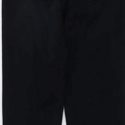 Marks and Spencer Womens Blue Cotton Skinny Jeans Size 12 L27 in Regular Button