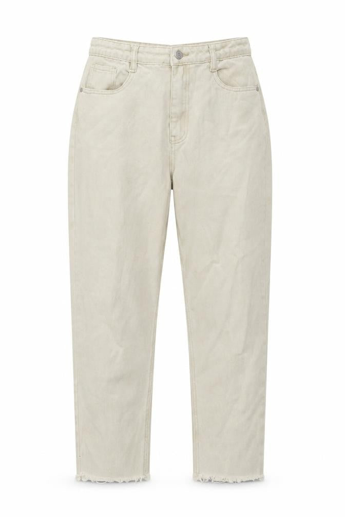 Womens UK Size 30 in Missguided Regular Fit Mom Beige Jeans