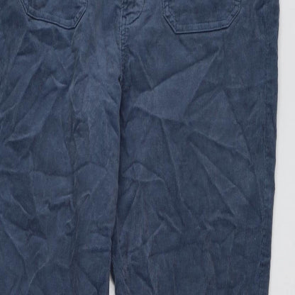 Womens UK Size 14 Marks and Spencer Regular Fit  Blue Trousers