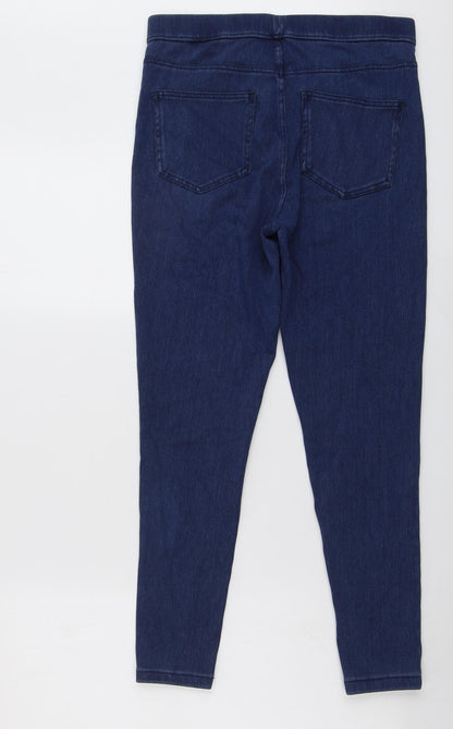 Womens UK Size 12 Marks and Spencer Regular Fit Skinny Blue Jeans