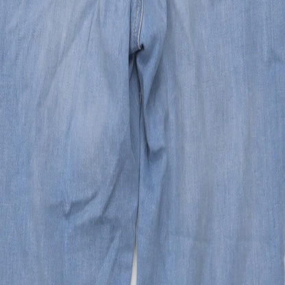 Unqilo Womens Blue Cotton Skinny Jeans Size 29 in L28 in Regular Button